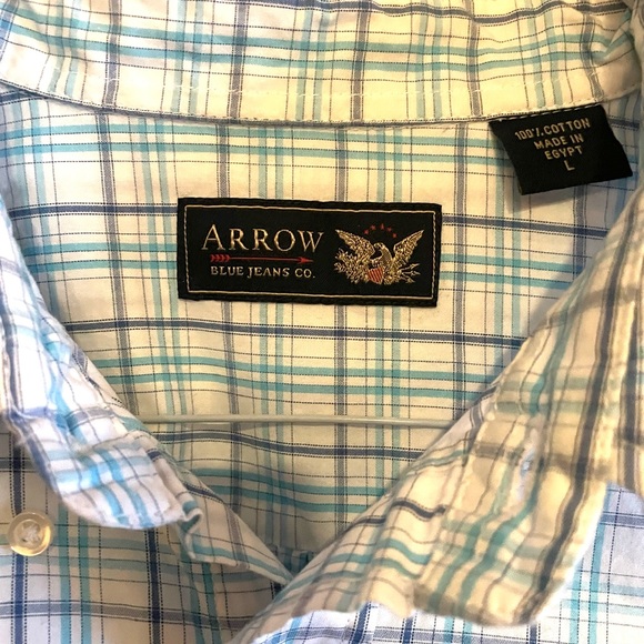 Arrow Long Sleeve Multi Color Casual Button-Down Shirt - Picture 2 of 3